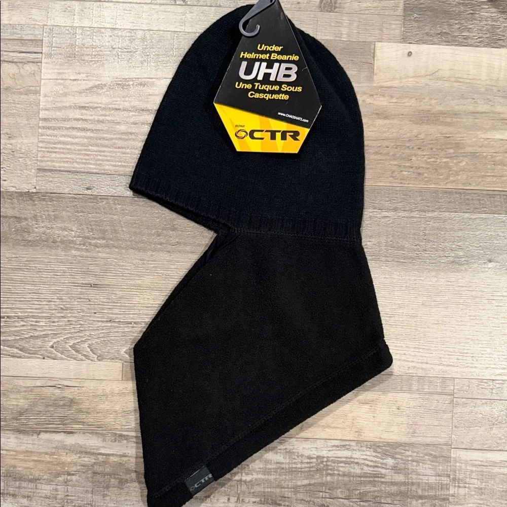 Black Under Helmet Beanie